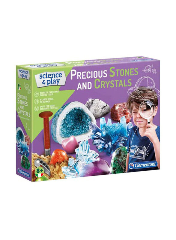 

Clementoni Precious Stones And Crystals, Multicolour, Ages 8+
