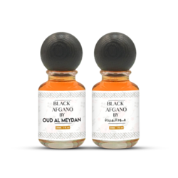 OUD AL MEYDAN BLACK AFGANO OIL BASED PERFUME FOR UNISEX 30ML