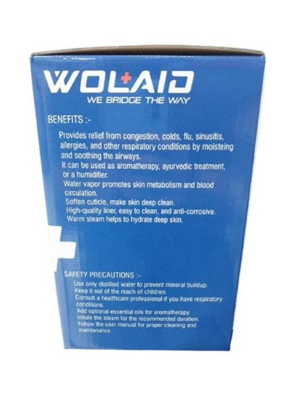 Wolaid Steam Inhaler, Basic, White