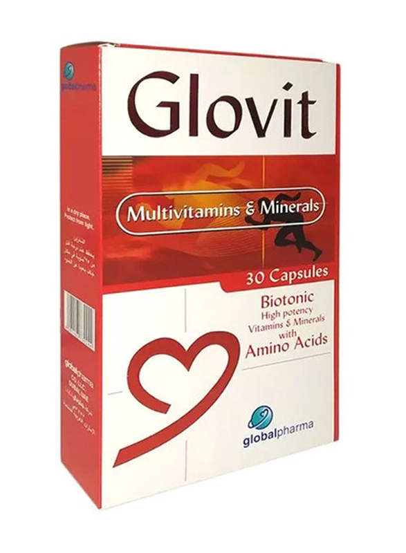 Global Pharma Glovit Multivitamin Capsule, 30 Capsules