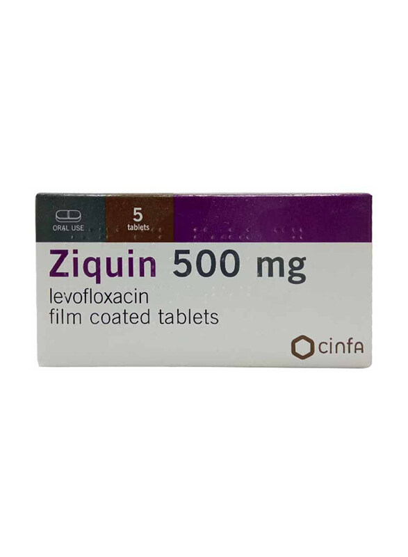 

Cinfa Ziquin 500mg Film Coated Tablet, 5 Tablets