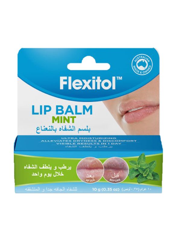 Flexitol Lip Balm Mint, 10gm