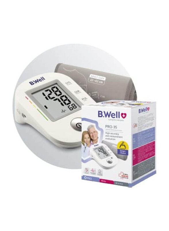 

B.Well PRO-35-ML Automatic Blood Pressure Monitor, White