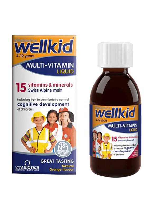 

Wellkid Multi-vitamin Liquid, 150ml