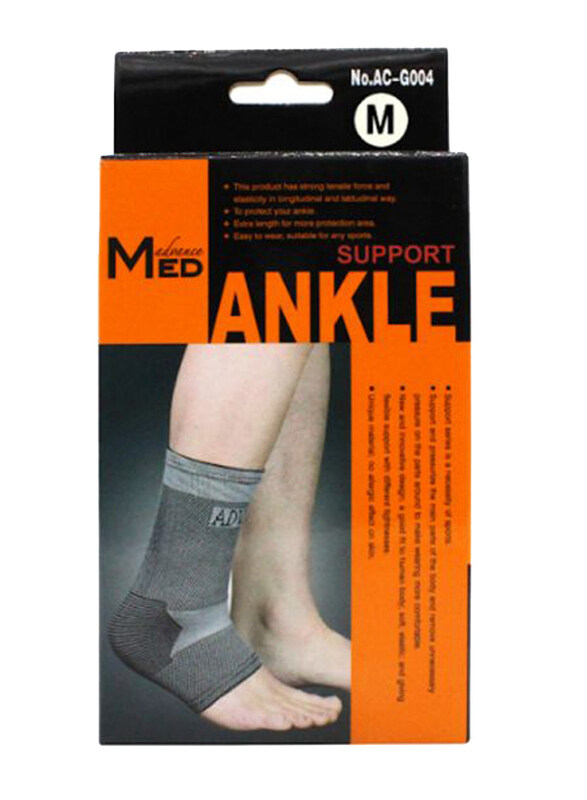 

Advance Med Am Ankle Support Charcoal, Medium, Grey