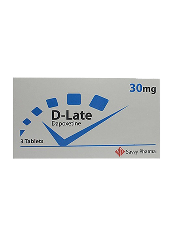 Savvy Pharma D-Late, 30mg, 3 Tablets