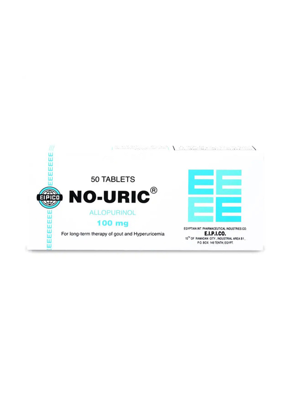 Eipico No Uric Tablet, 100Mg, 50 Tablets