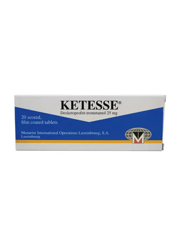 Menarini International Ketesse 25mg, 20 Tablets