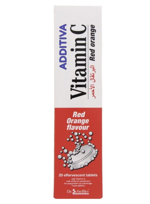 

Additiva Additiva-Vitamin C 1000MG Red Orange Effervescent Tablets 20's
