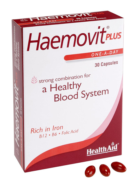 

Health Aid Haemovit Plus, 30 Capsules