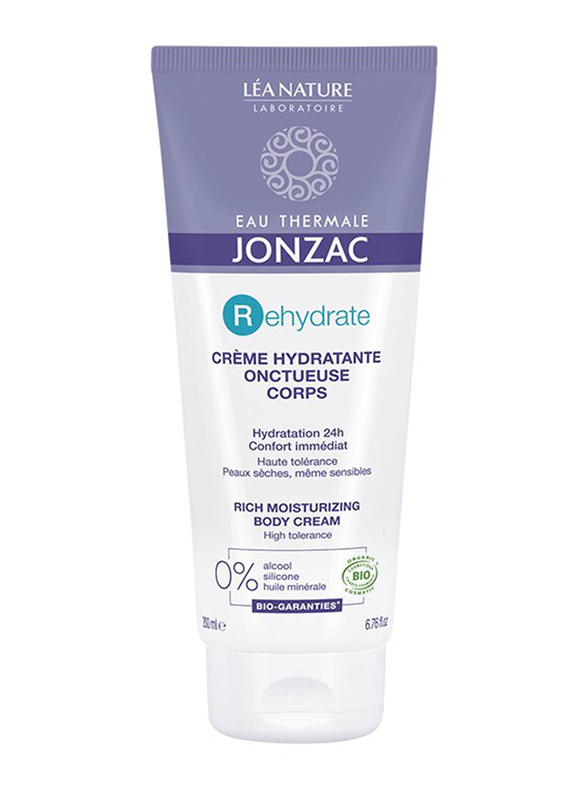 Eau Thermale Jonzac Rehydrate Rich Moisturizing Body Cream, 200ml