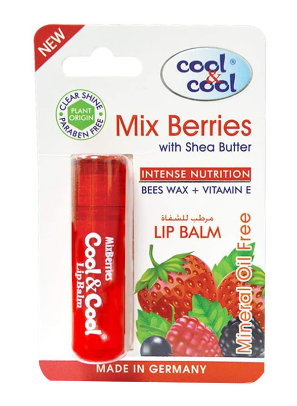 Cool & Cool Mix Berries Lip Balm, 4.6gm