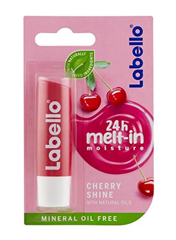 Labello Cherry Shine Moisturising Lip Balm, 4.8g