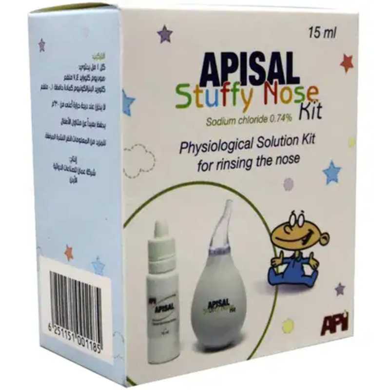 Apisal Stuffy Nose Nasal Drops, 15ml