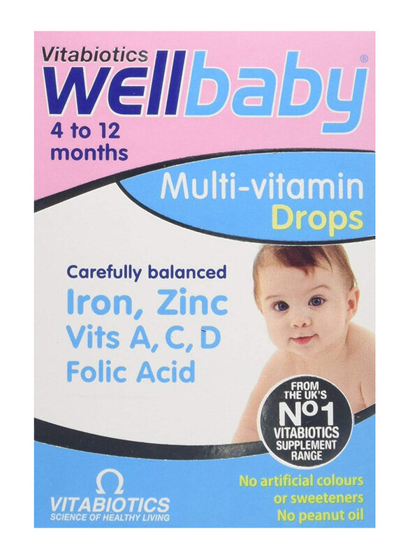 

Vitabiotics Wellbaby Mv Drops, 2 x 30ml