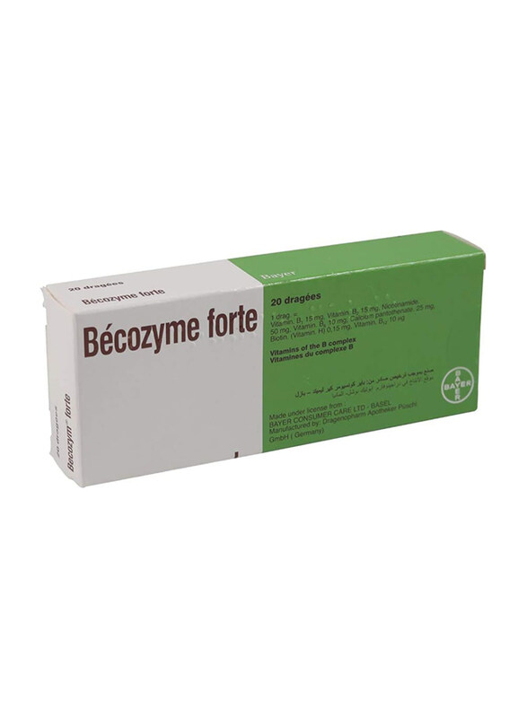 

Bayer Becozyme Forte Tablet, 20 Tablets