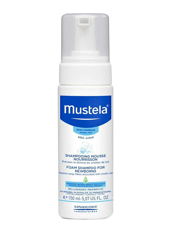 Mustela 150ml Foam Shampoo For New Borns