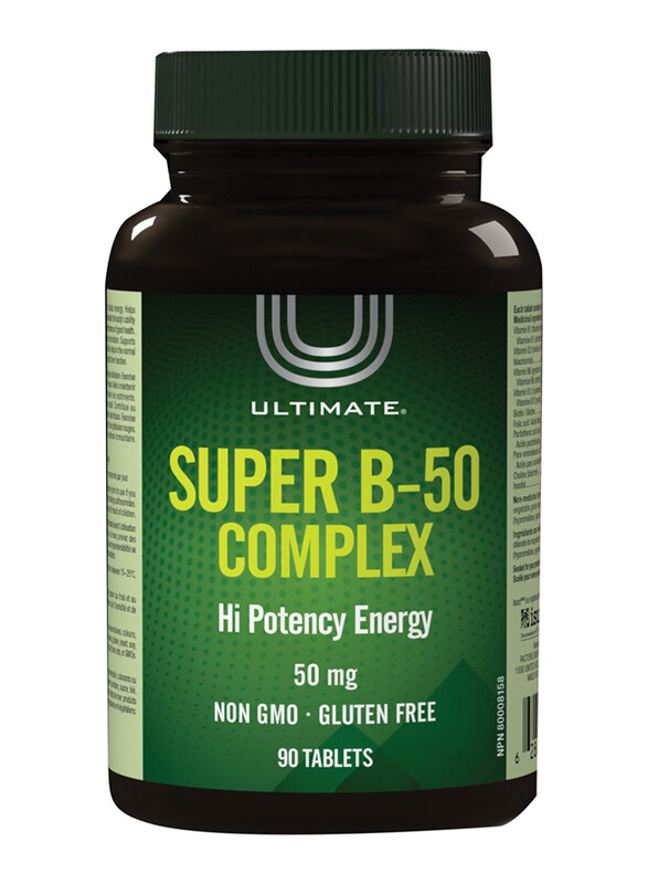 

Ultimate Super B-50 Complex 50mg Tablets, 90 Pieces