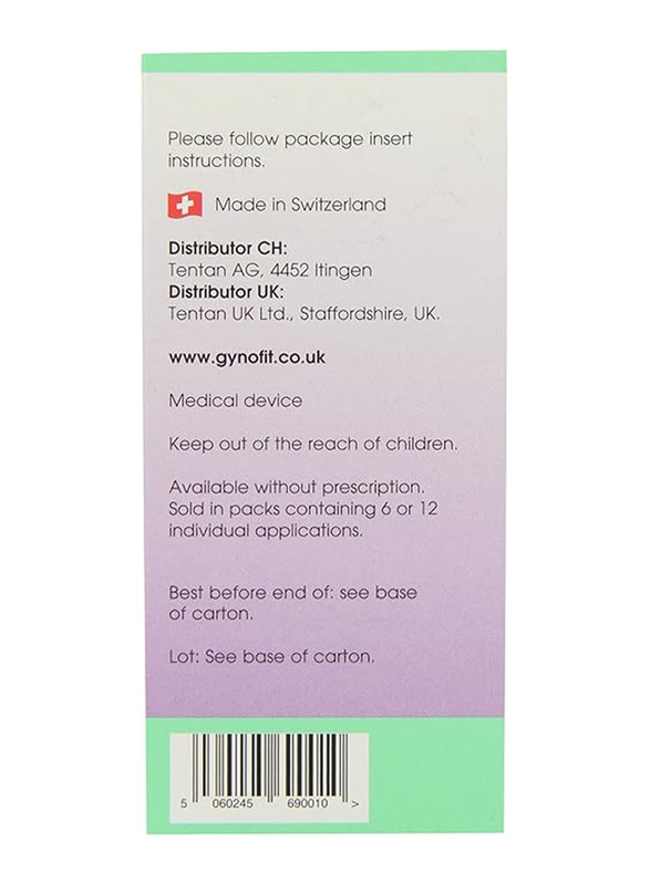 Gynofit Moisturising Vaginal Gel, 6 Pieces