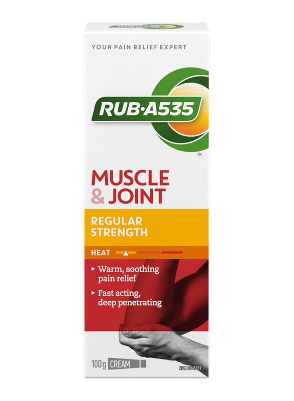 Rub A535 Regular Strength Muscle & Joint Cream, 100gm