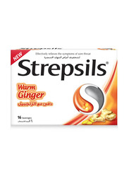 Strepsils Warm Ginger Lozenges, 16 Lozenges