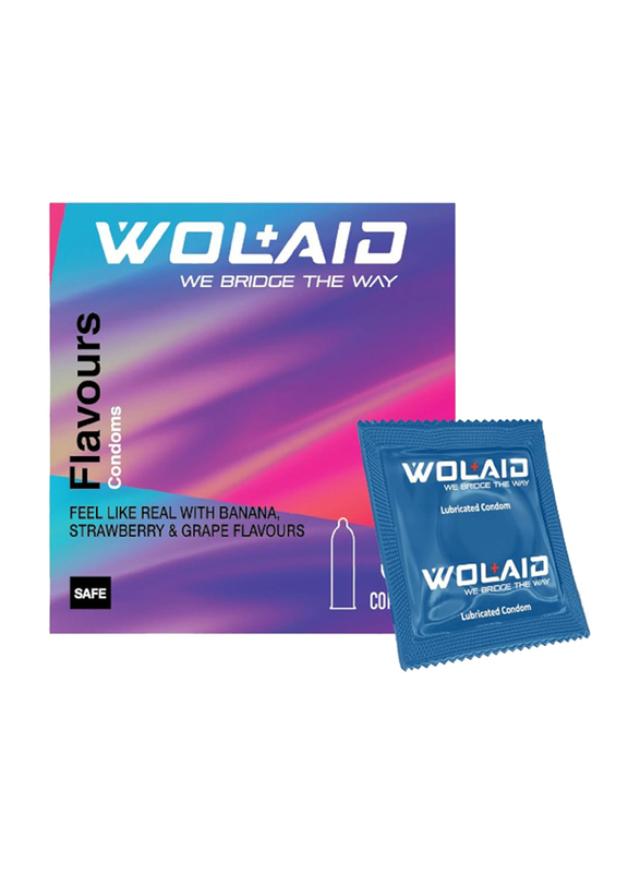 

Wolaid Flavours Comdom, 3 Pieces