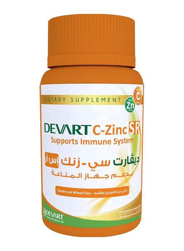 Devart Lab C Zinc Sr Dietary Supplement, 30 Tablets