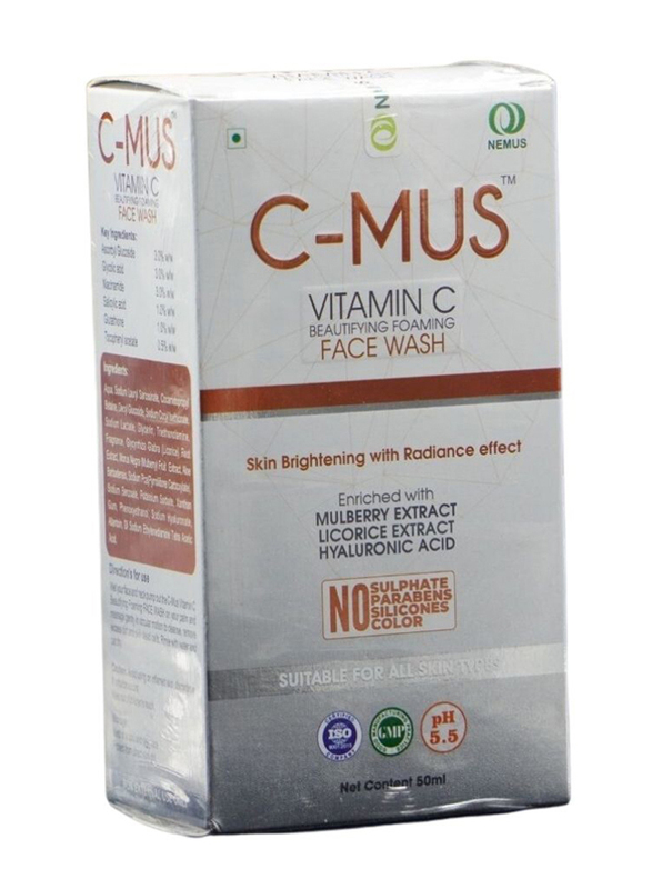 Nemus C-Mus Vitamin C Face Wash, 50ml