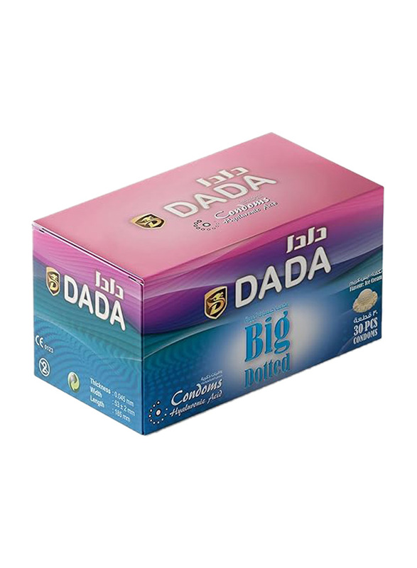 DADA Big Dotted Condom, 30 Pieces