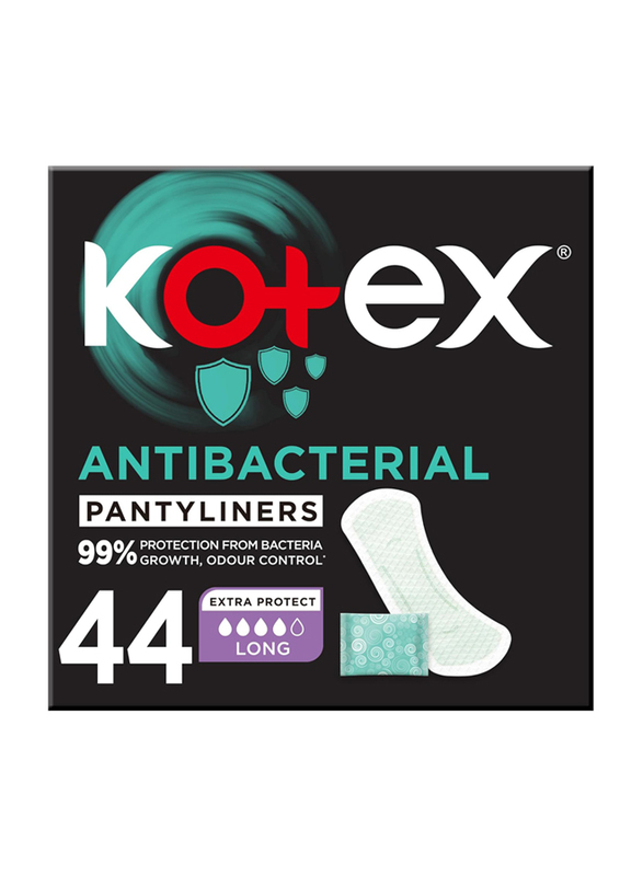 

Kotex Liners Antibacterial Long Pad, 44 Pads