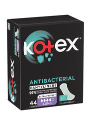 Kotex Liners Antibacterial Long Pad, 44 Pads