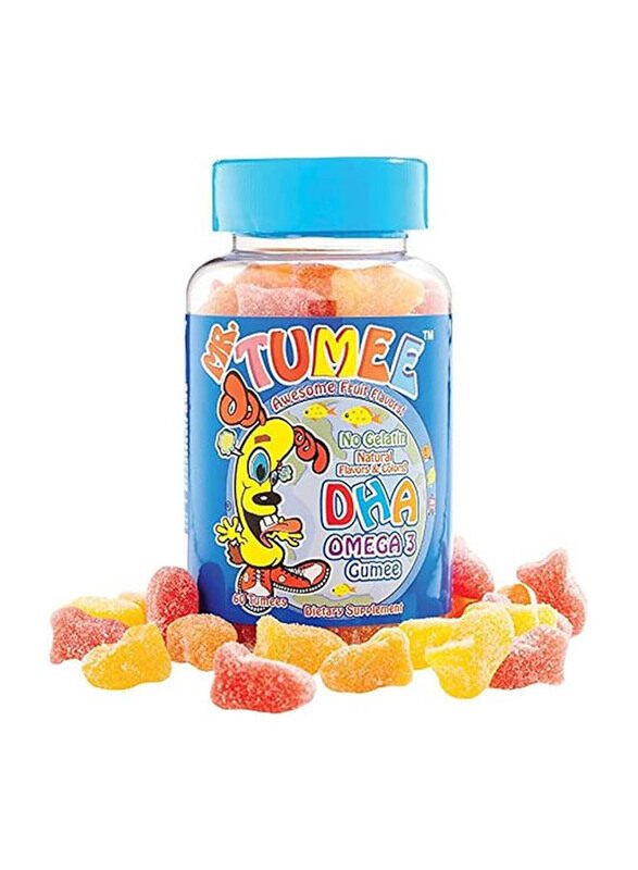 

Mr.Tumee DHA Omega-3 Gumee, 60 Gummies