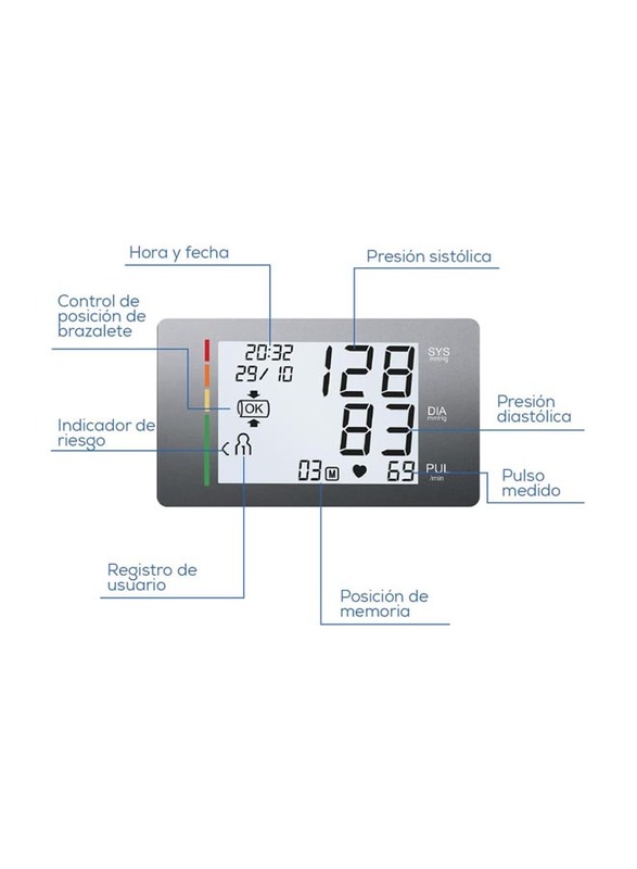 Beurer Blood Pressure Monitor with Adaptor, BM-28, White