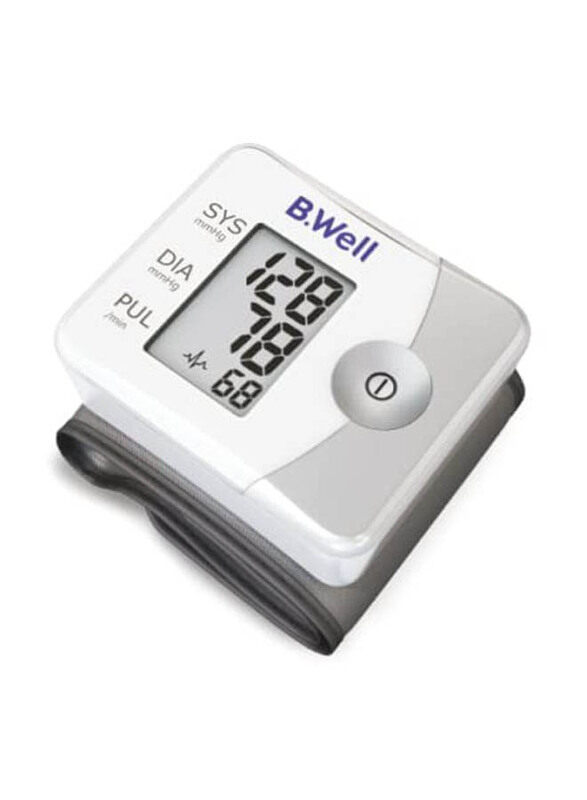 

B.Well Wrist Blood Pressure Monitor with Portable Travel Storage Case, PRO-39, White