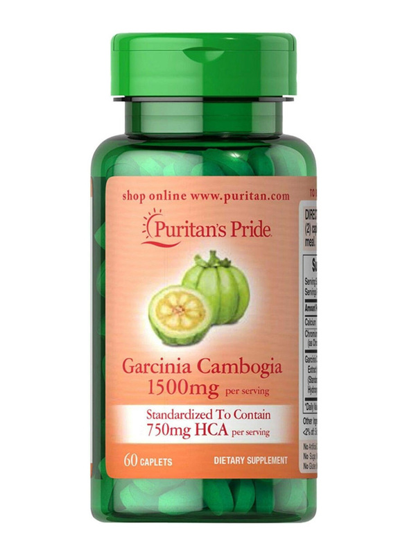 

Puritan's Pride Garcinia Cambogia 750mg, 60 Caplets