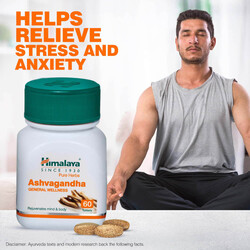 Himalaya Ashvagandha Capsule, 60 Capsules