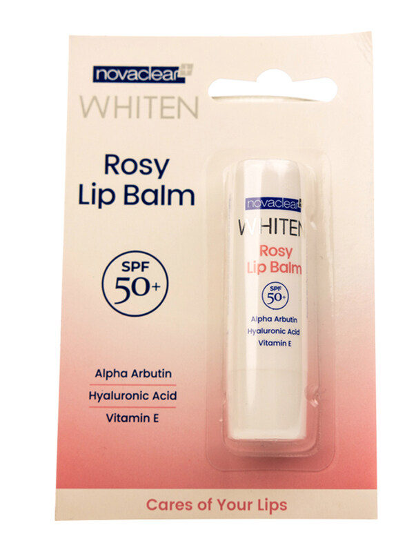 

Novaclear White Rosy Lip Balm SPF 50, 4.9gm