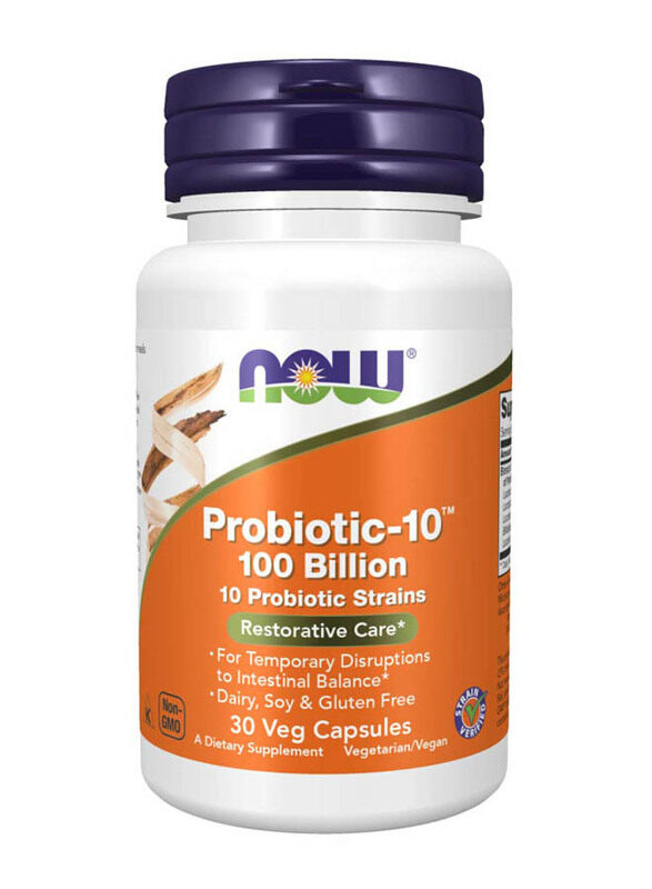 

Now Foods Probiotic 10 100 Billion, 30 Capsules