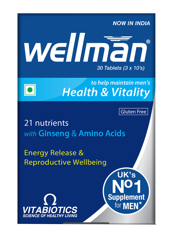 Vitabiotics Wellman, 30 Tablets