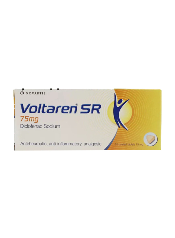 

Novartis Pharma Voltaren SR Tablets, 75mg, 20 Tablets