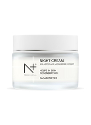 N+ Professional Night Cream with Lactic Acid and Irish Moss Extract, 50gm