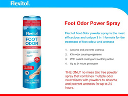 Flexitol Foot Odour Control Powder Spray, 210ml