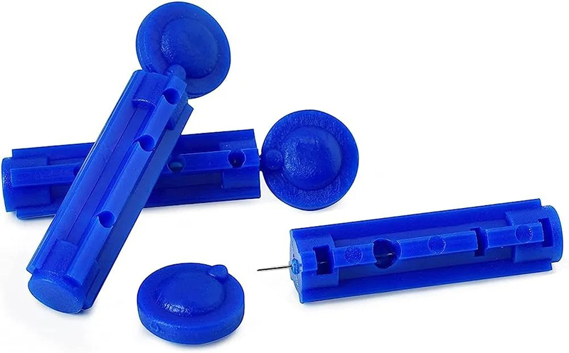 Blood Lancet, 100 Pieces, Blue