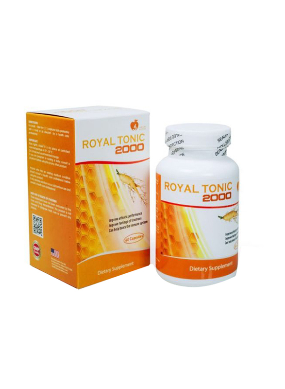 Hermal Drug Royal Veggie Tonic 2000 Capsule, 60 Capsules