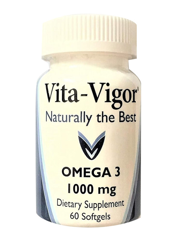 

Vita-Vigor Omega 3, 1000mg, 60 Softgels