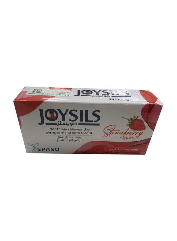 

Spaso Joysils Strawberry Flavour Lozenges, 24 Lozenges