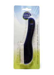 Ultra Care Metal 2 Rows Comb, Blue