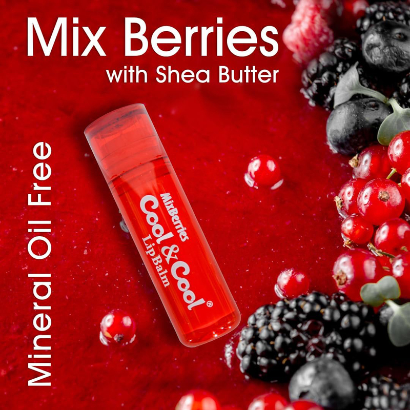 Cool & Cool Mix Berries Lip Balm, 4.6gm