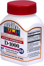 21st Century High Potency D3-1000Iu, 110 Tablets