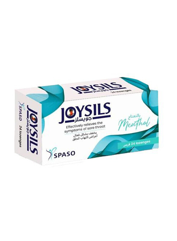 

Spaso Joysils Menthol Lozenges, 24 Lozenges